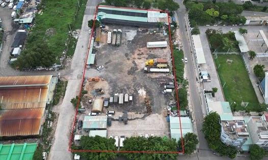 Khu đất dự án nhà ở xã hội thuộc Khu dân cư Tân Thuận Tây (MR1 - Quận 7) vẫn "án binh bất động". Ảnh: Hữu Chánh
