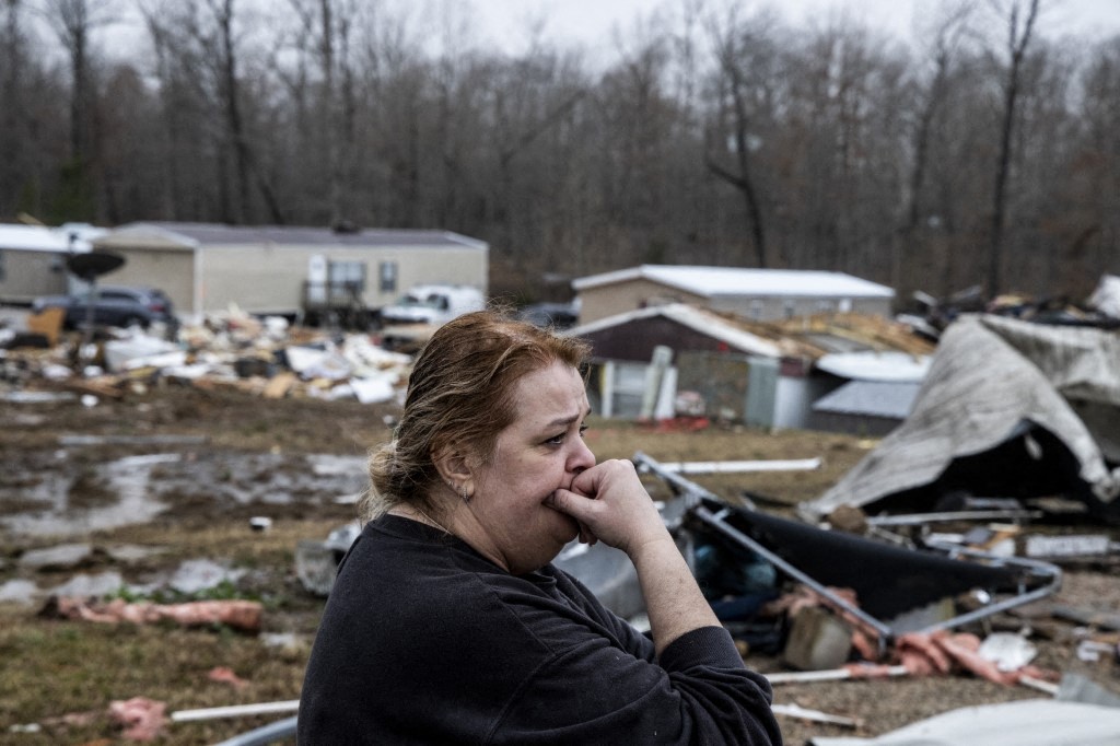 Storms and tornadoes have devastated many areas in the US. Photo: AFP