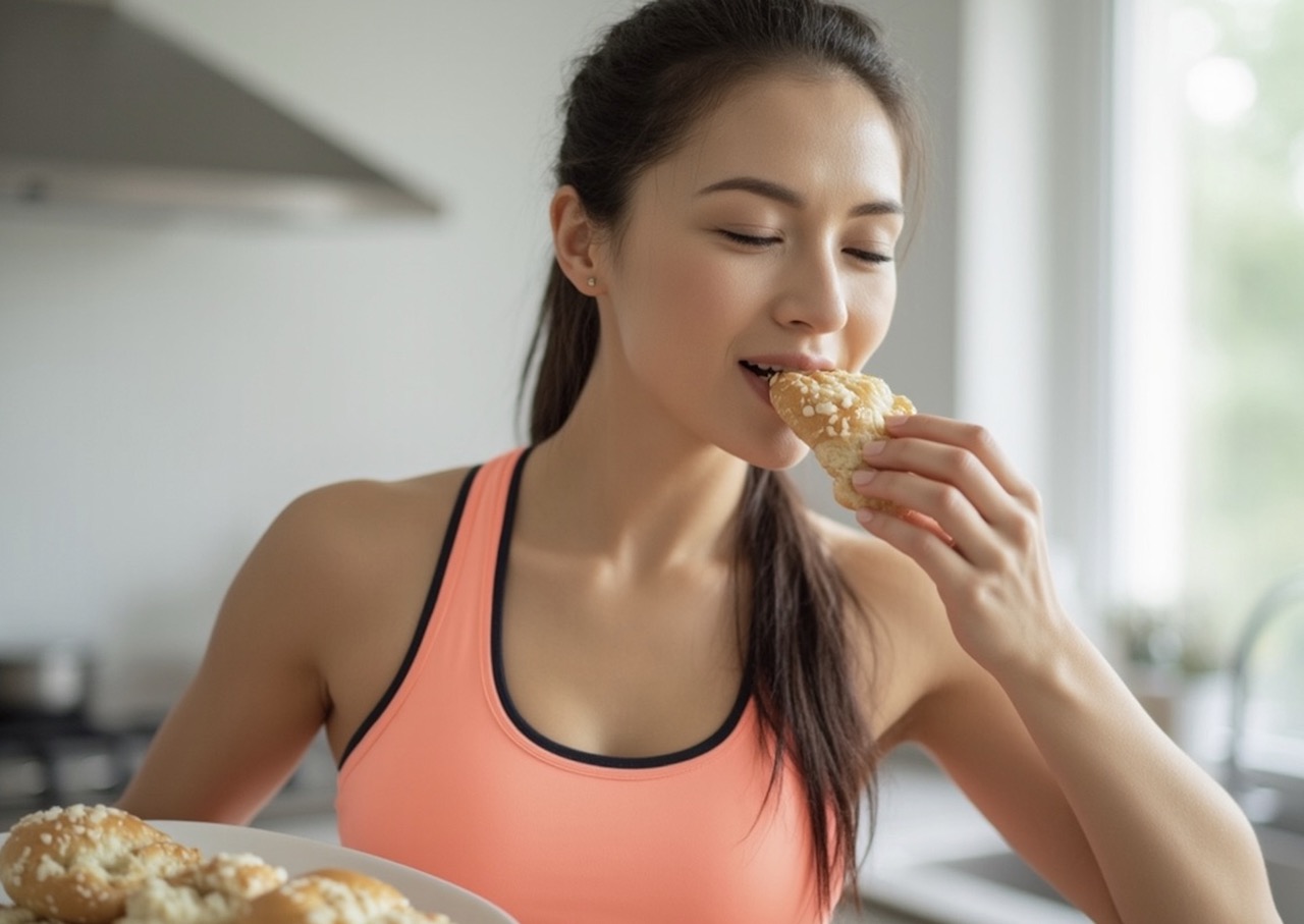 Eating enough protein and healthy fats helps reduce cravings for sweets. Photo created by AI