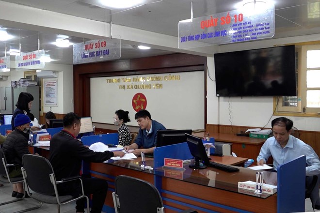 Số lượng hồ sơ đất đai tăng đột biến tại Quảng Yên, Quảng Ninh