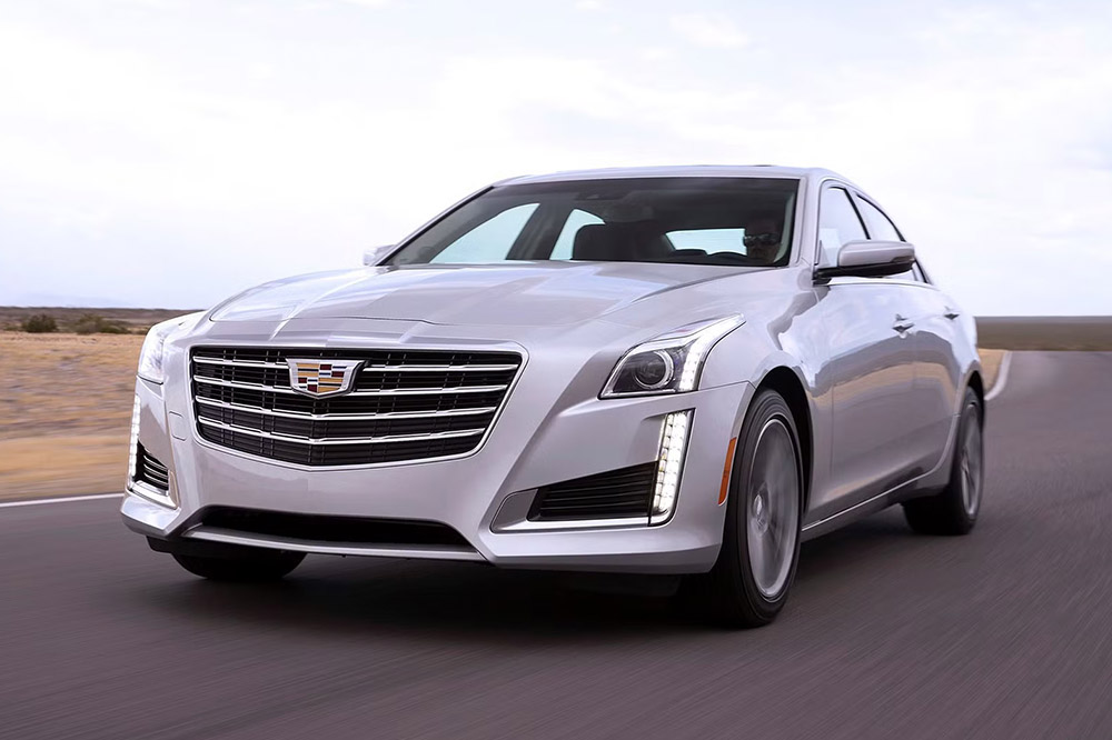 The 2018 sedan Cadillac CTS model is quite cheap but is highly rated for reliability. Photo: Cadillac