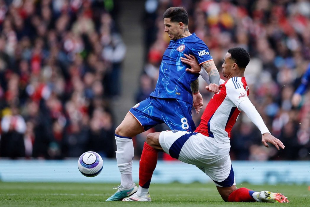 Chelsea suffered a defeat to Arsenal in round 29 of the Premier League. Photo: AFP