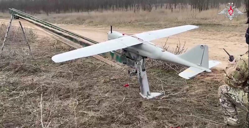 UAVs play an important role in Russian operations in the conflict with Ukraine. Photo: Cut from video of the Russian Ministry of Defense