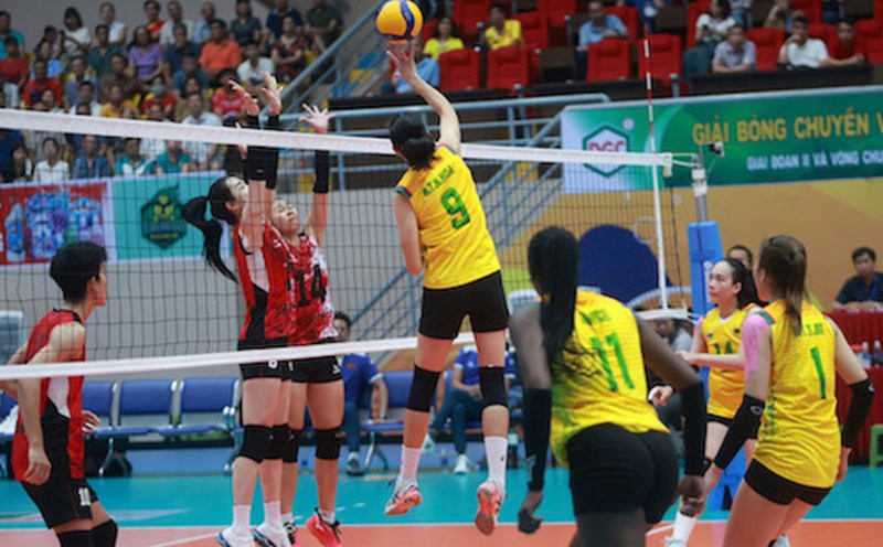 VTV Binh Dien Long An will meet LPB Ninh Binh in the first phase of the 2025 National Volleyball Championship. Photo: VFV