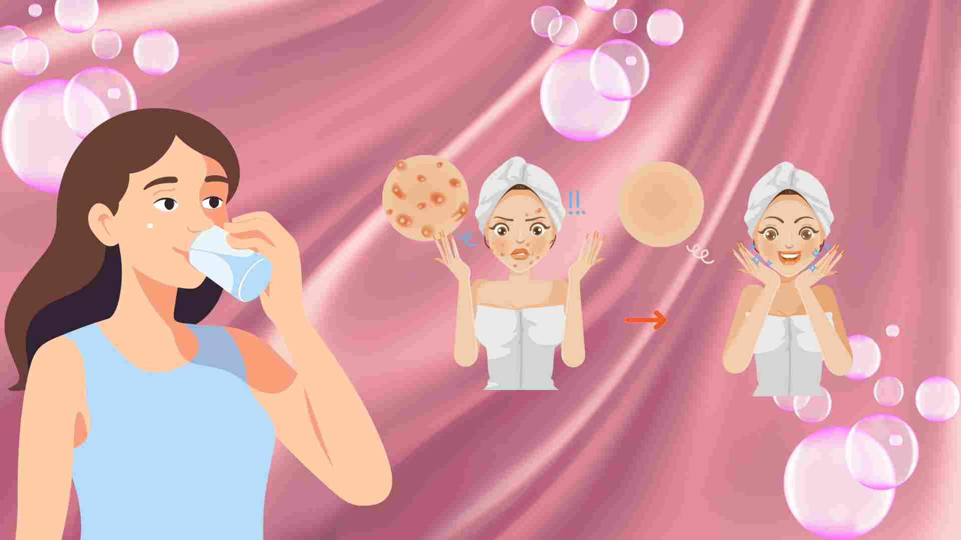 To make your body produce collagen, drink this water diligently