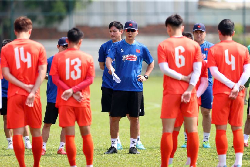 Coach Kim Sang-sik will have calculations to choose the most optimal lineup. Photo: Thanh Vu