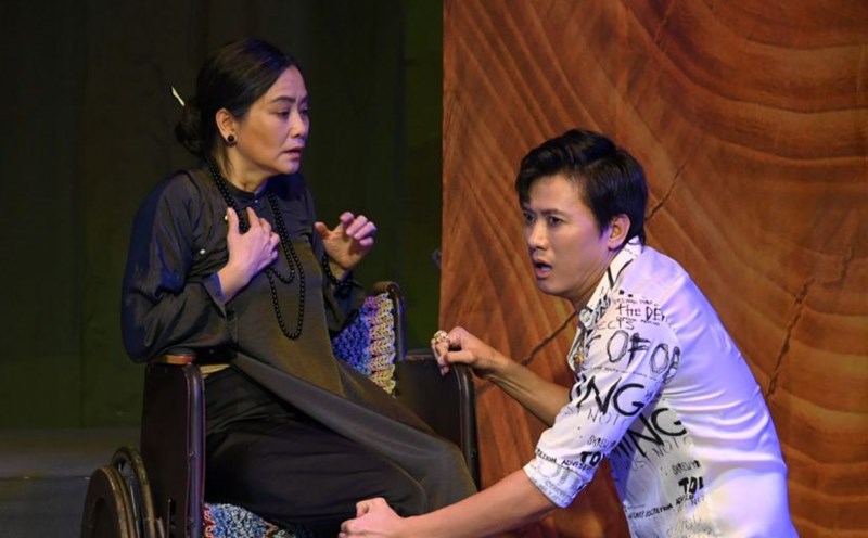 The play "The Night of the Howling North American hippo". Photo: Provided stage