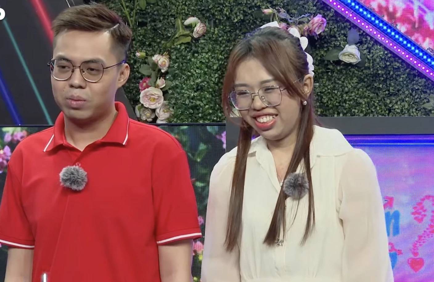 The couple at "You want to date". Photo: Producer.