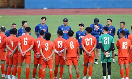 Tuyển Việt Nam lần lượt gặp Campuchia và Lào trong tháng 3. Ảnh: Thanh Vũ