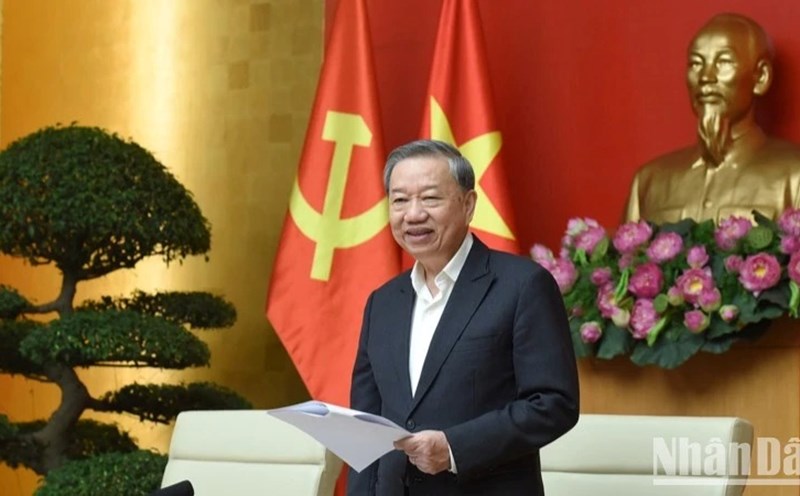 General Secretary To Lam noted that we must try our best to avoid the always lurking middle-income trap. Photo: Tran Hai