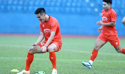 Tiền đạo Tiến Linh của tuyển Việt Nam là cầu thủ rất có duyên ghi bàn vào lưới tuyển Campuchia. Ảnh: Thanh Vũ