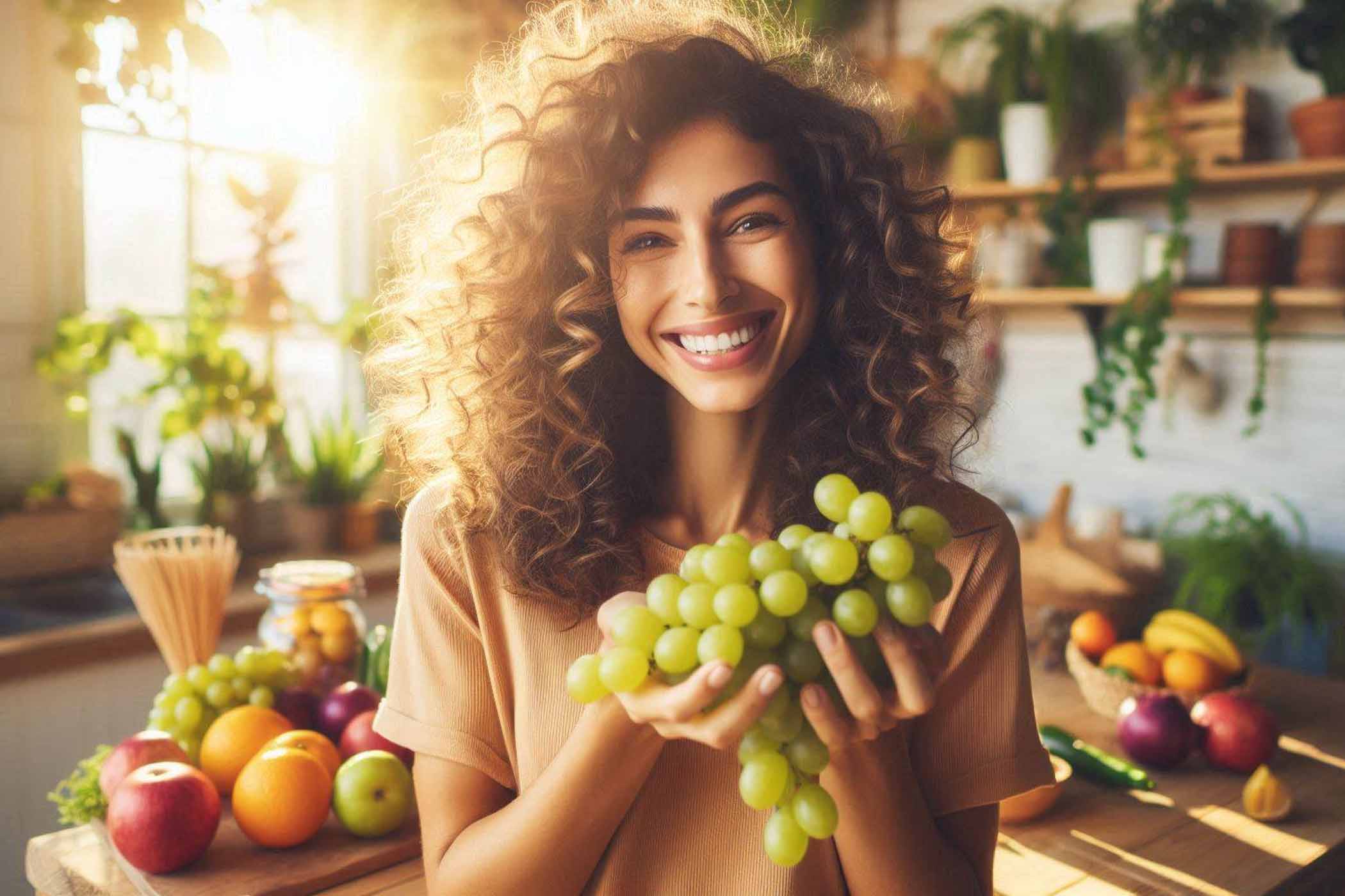 A 3-day whole grape diet can bring some benefits, but you also need to pay attention to its effects on the body. Photo - AI: Cat Tien