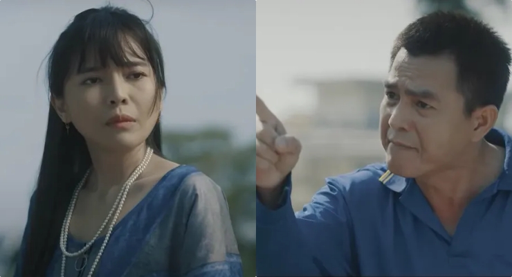 Cao Minh Dat and Cao Thai Ha star in the movie "Mother Sea". Photo: Provided by the film crew.