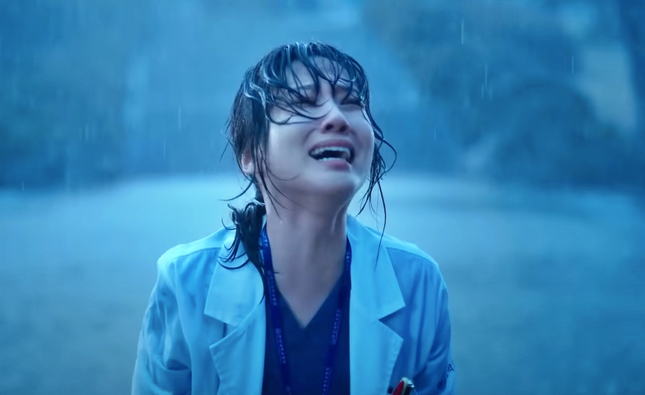 Actress Park Eun Bin. Photo cut from the trailer for "Hyper knife"