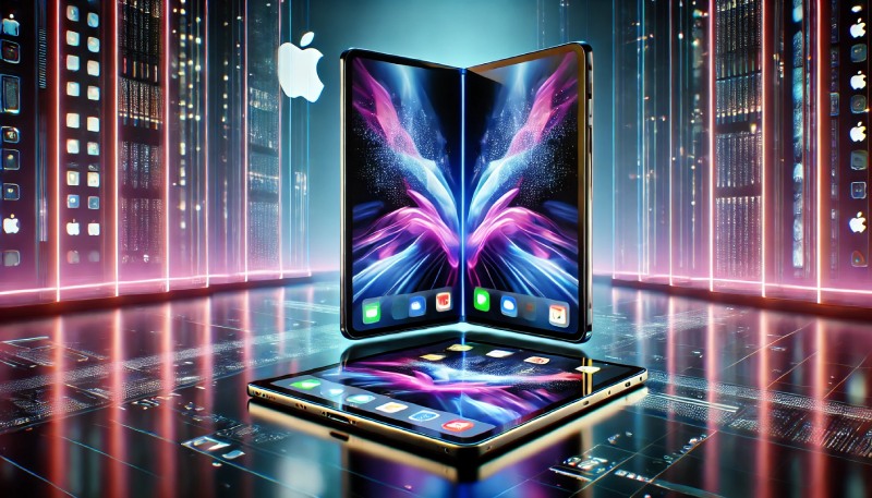 Apple's foldable devices could be manufactured by the end of 2026. Illustrative photo created by AI