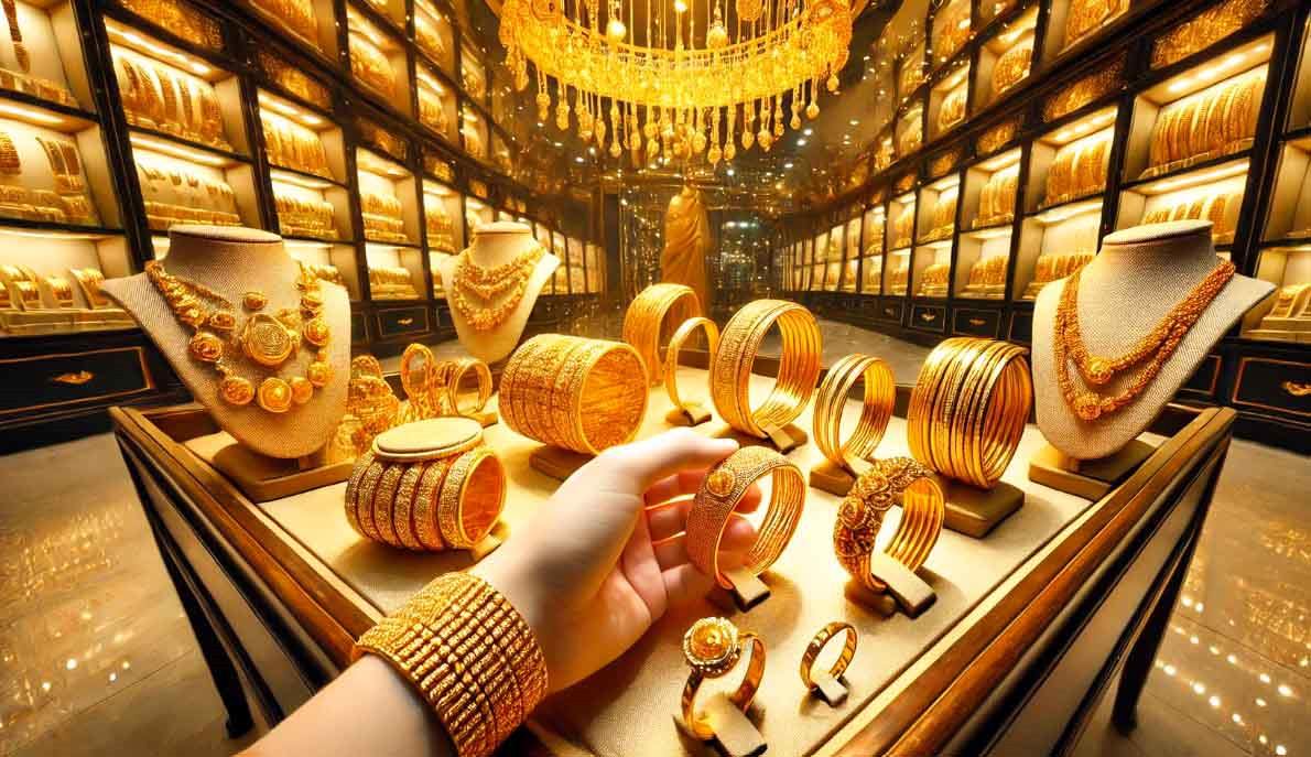 Gold prices are anchored high amid geopolitical and economic concerns, investors continue to seek safe havens. Illustrative photo: Phan Anh