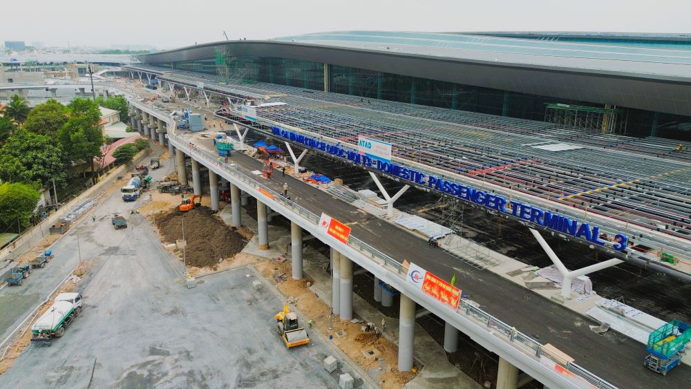 The appearance of terminal T3 has reached 95%, ready for operation. Photo: Anh Tu