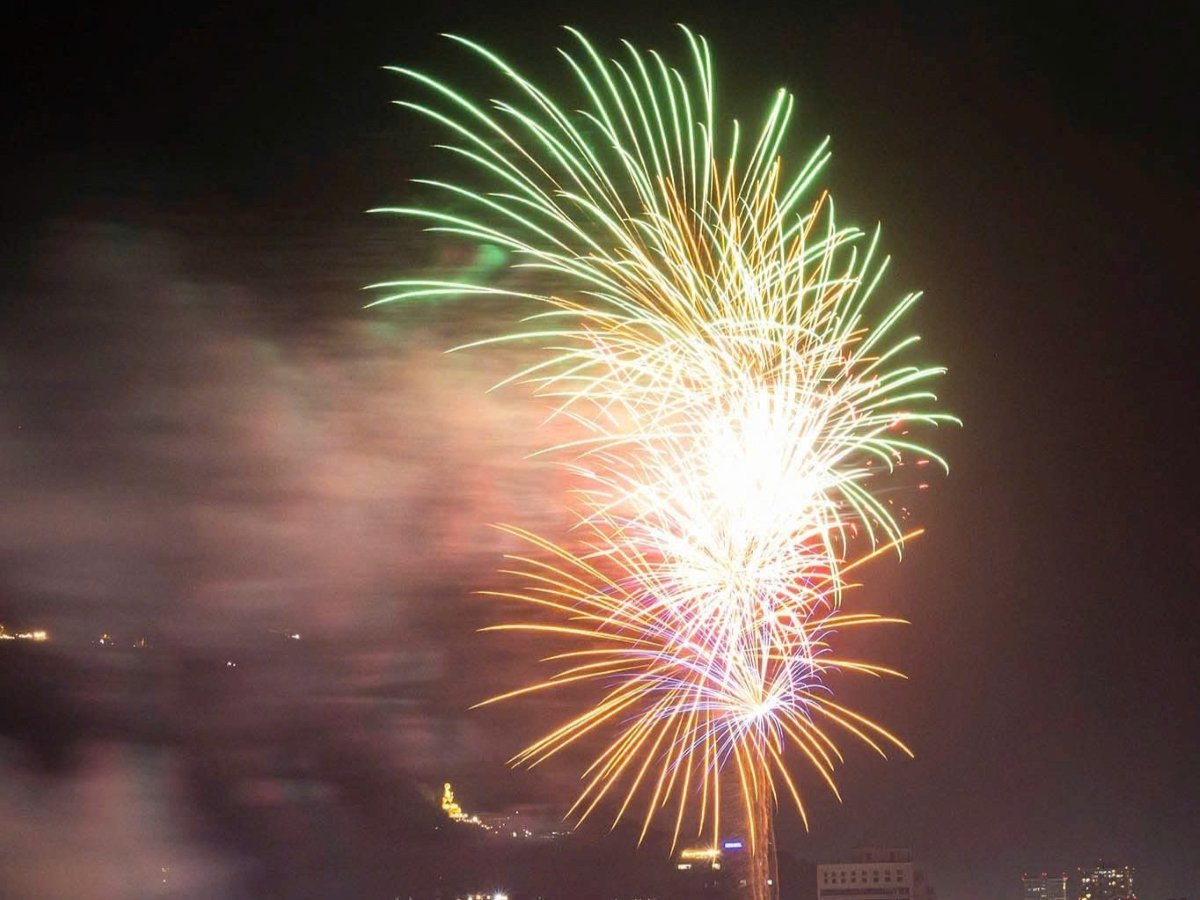 Fireworks are set off during the holiday in Ba Ria - Vung Tau. Illustrative photo: Toan Pham