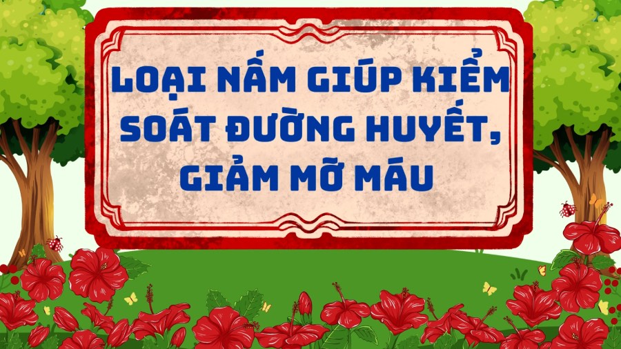 Mushrooms help control blood sugar, reduce blood fat