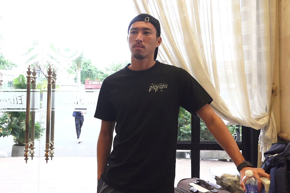 The Cambodian team has arrived in Binh Duong to prepare for the match with the Vietnamese team. Photo: Thanh Do