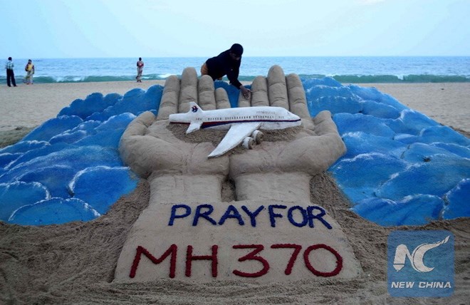 Chấm vàng dị thường nghi vị trí MH370 rơi