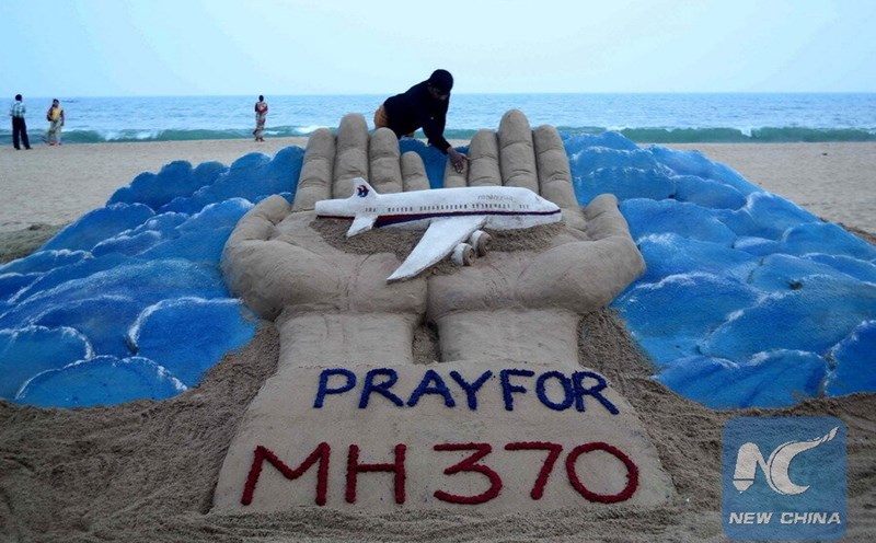 MH370 is likely to have crashed in the Indian Ocean, in the search area underway. Photo: Xinhua