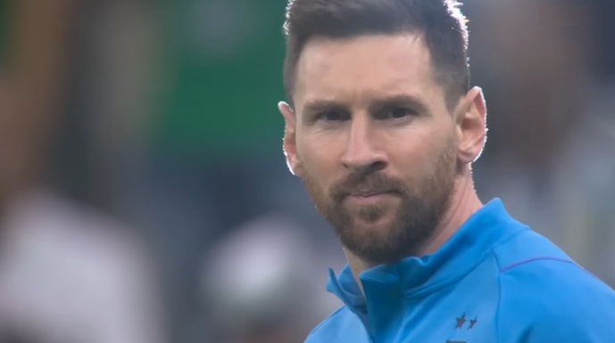Messi was injured and missed an appointment with the Argentina team. Photo: Cut from video