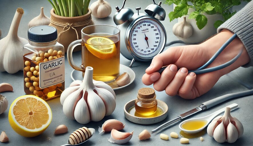 How to use garlic to prevent high blood pressure. Photo AI