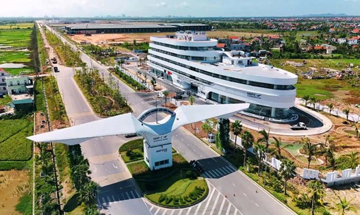 KCN Bắc Tiền Phong, thị xã Quảng Yên, tỉnh Quảng Ninh. Ảnh: Công thông tin tỉnh Quảng Ninh
