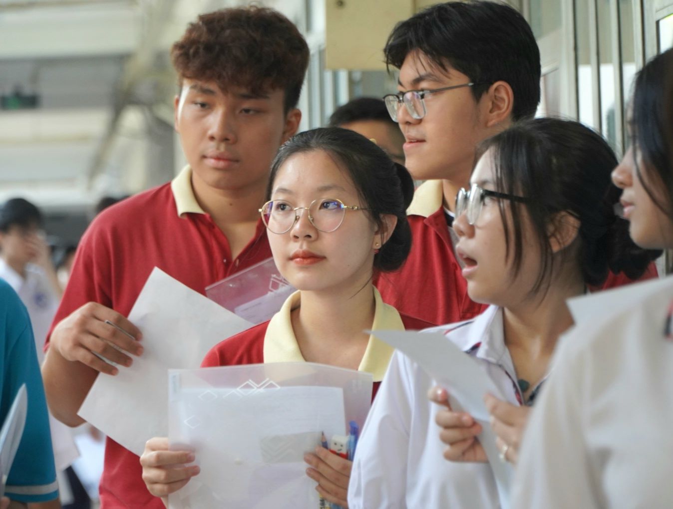 Candidates taking the 2024 high school graduation exam. Photo: Chan Phuc