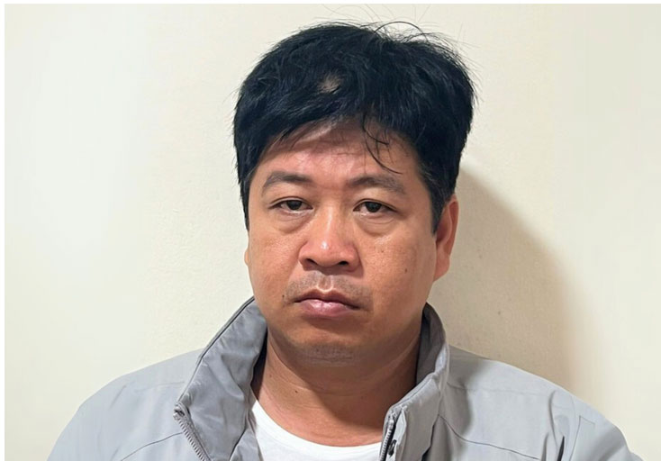 Bị can Đặng Trung Hoành trong vụ án liên quan đến ông chủ Tập đoàn Phúc Sơn. Ảnh: Bộ Công an