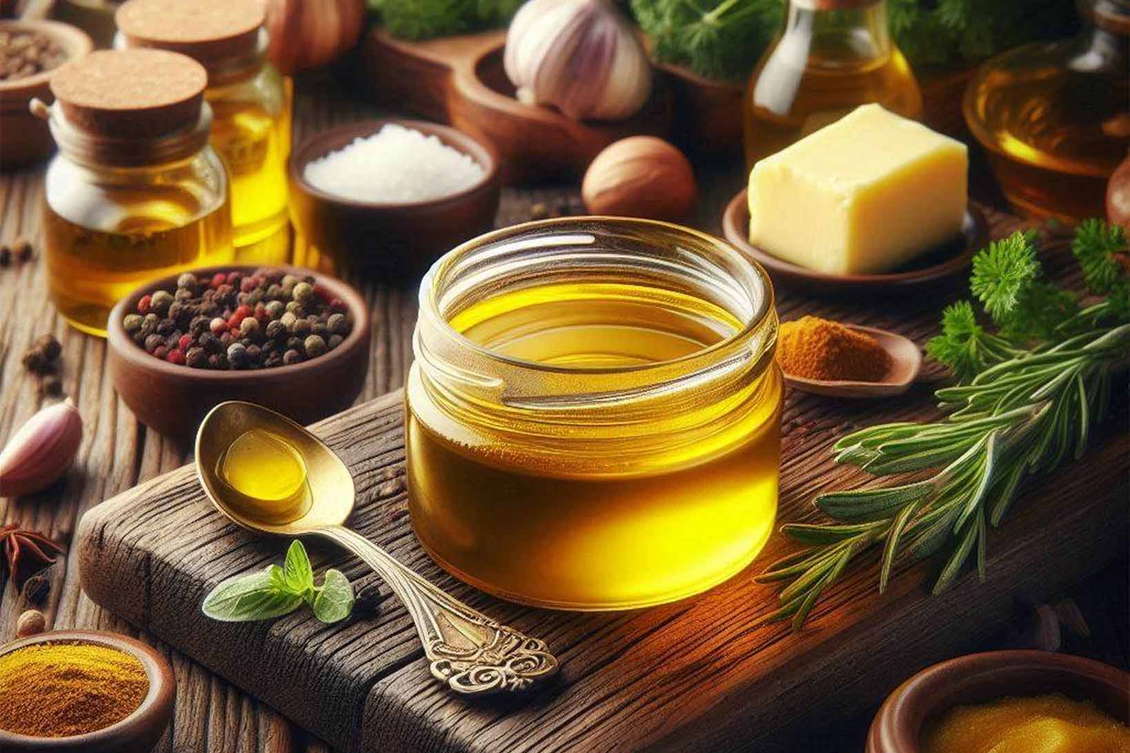 Ghee butter when consumed in moderation will be good for the health of the heart and intestines. Photo - AI: Cat Tien