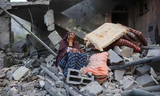 Ít nhất 330 người chết trong cuộc không kích mới nhất của Israel vào Dải Gaza. Ảnh: AFP