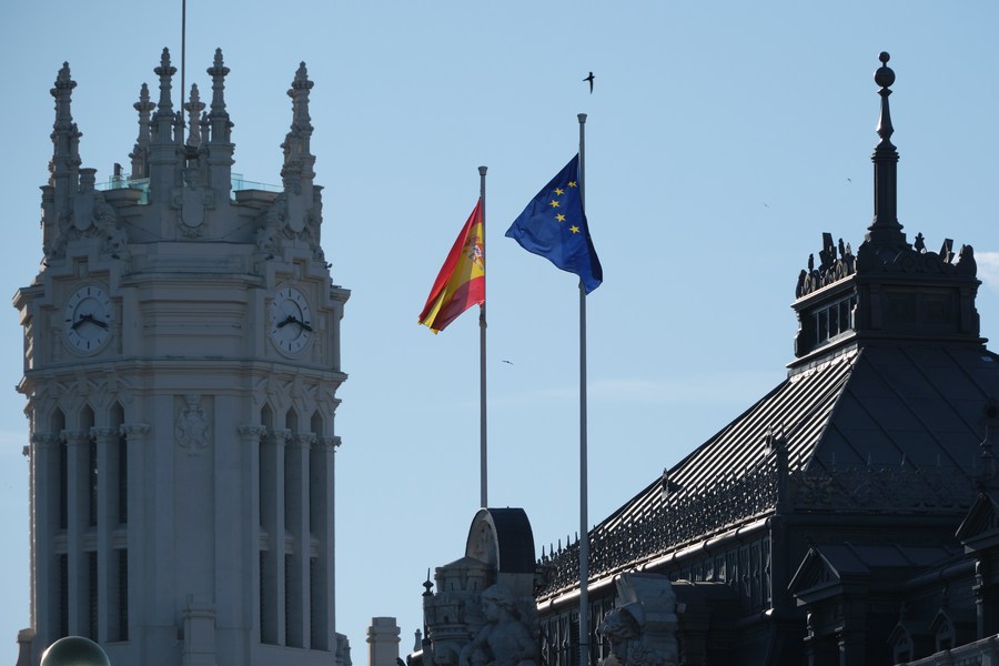 Spain is not ready for the EU's billion-dollar aid plan for Ukraine. Photo: Xinhua