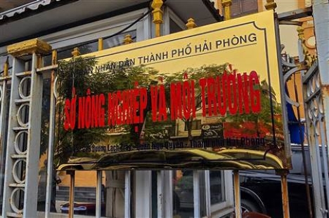 The Department of Agriculture and Environment of Hai Phong has 8 headquarters after the merger. Photo: Hai Phong Portal