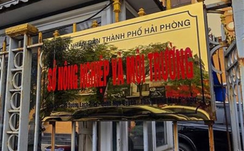 The Department of Agriculture and Environment of Hai Phong has 8 headquarters after the merger. Photo: Hai Phong Portal