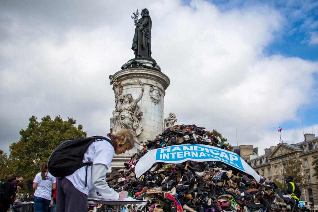 Poland and the Baltic countries are pushing for a withdrawal from the international treaty banning deadly mines. In the photo is an event held in Paris, France in September 2017 to celebrate the 20th anniversary of the Ottawa Convention. Photo: AFP