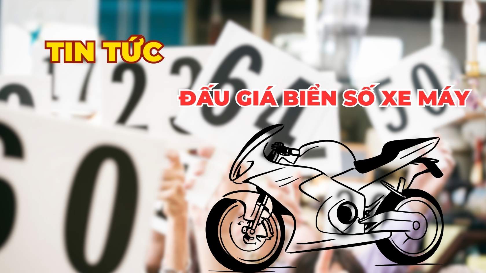 A series of super beautiful progressive license plates in Ho Chi Minh City on the auction floor