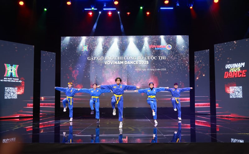 The "Vovinam Dance 2025" Martial Arts Competition has officially kicked off. Photo: Organizing Committee