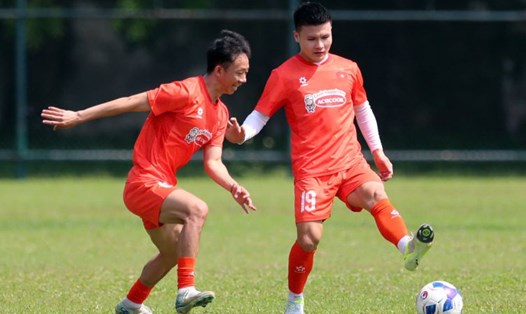 Tuyển Việt Nam thi đấu giao hữu với Campuchia vào ngày 19.3. Ảnh: Thanh Vũ