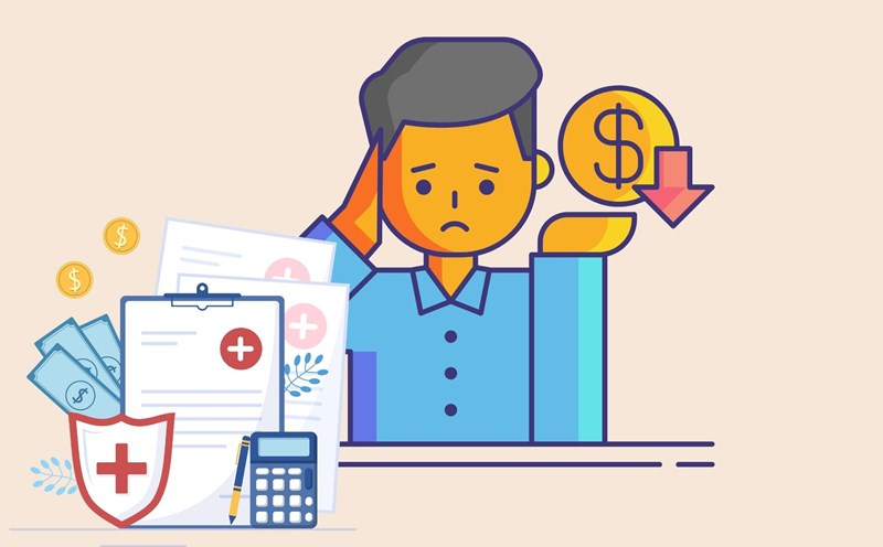 Proposal to support health insurance premiums for low-income people. Graphics: Linh Dan