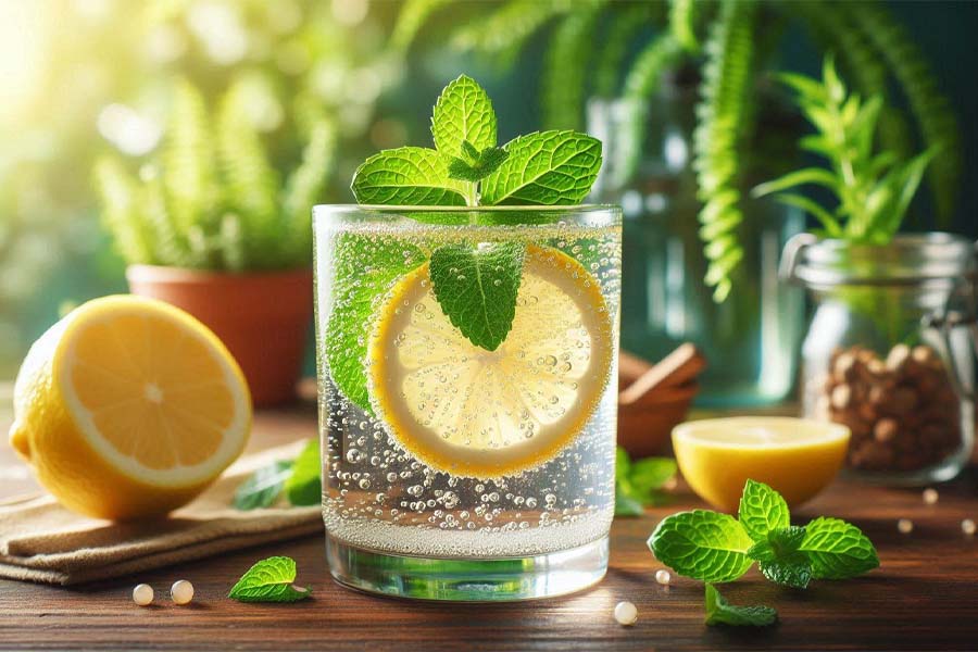 Some natural energy drinks can increase your energy levels without increasing blood sugar levels. Photo - AI: Cat Tien