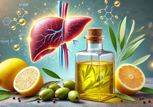 Detoxify the liver super quickly with lemon juice and olive oil. Photo: AI