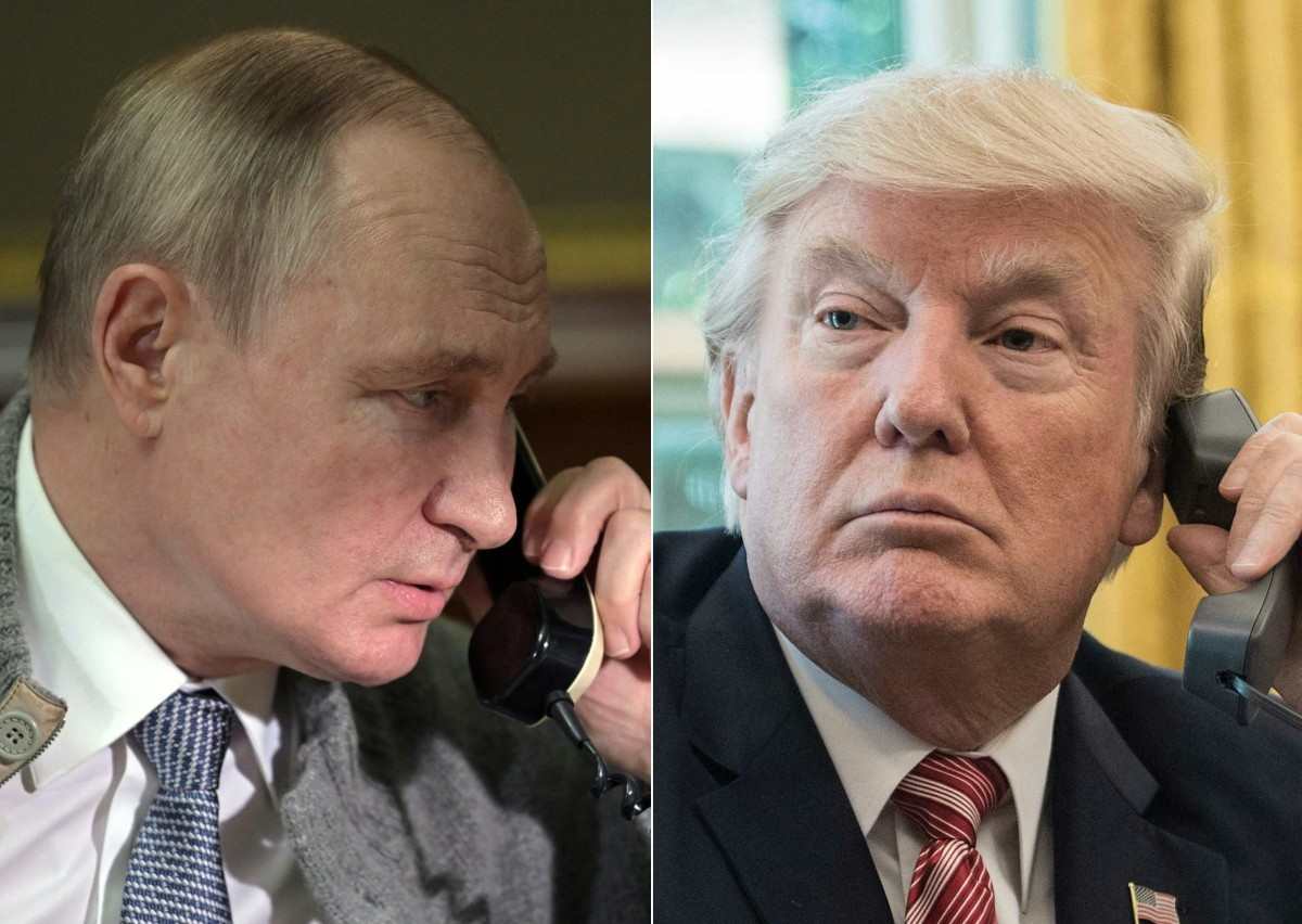 Russian President Vladimir Putin and US President Donald Trump had a two-and-a-half-hour phone call on March 18, 2025. Photo: AFP