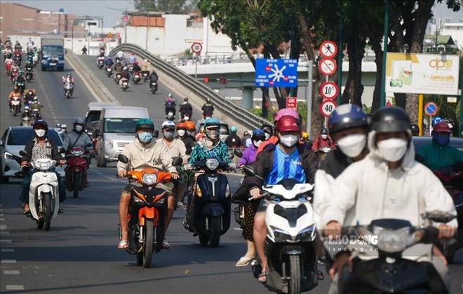 Khong khi lanh cham dut o Bac Bo, thoi tiet chuan bi nang nong. Anh: Anh Tu