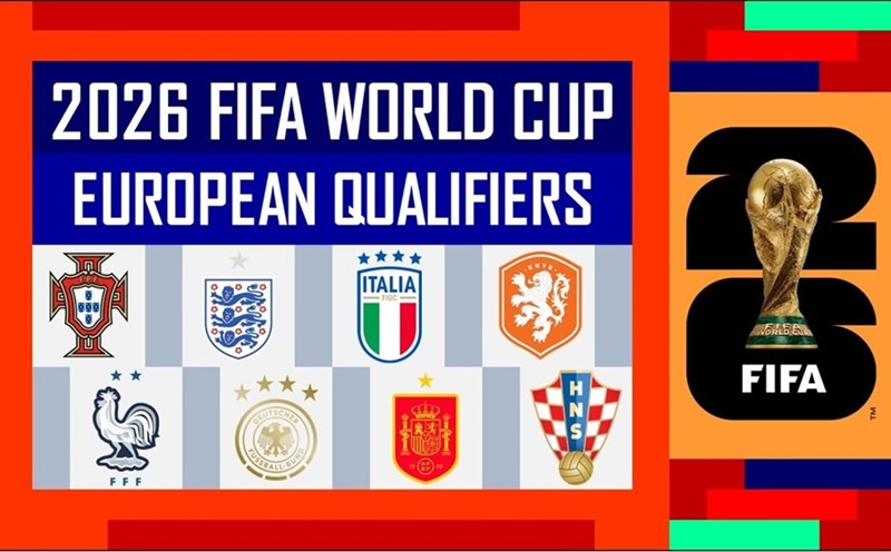 The 2026 World Cup qualifiers in Europe will begin in March. Photo: Cut from video
