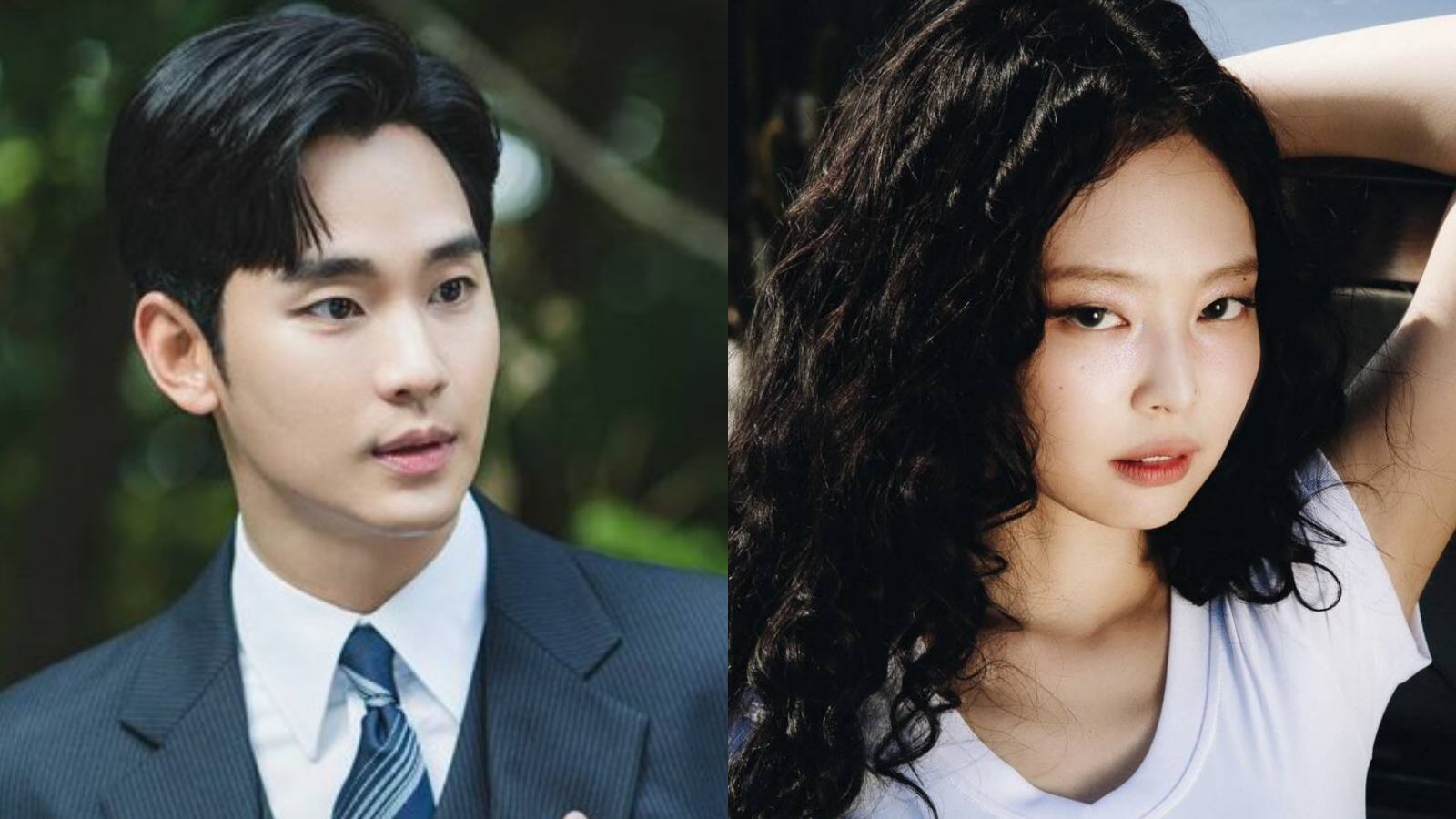 Kim Soo Hyun and Jennie. Photo: Producer