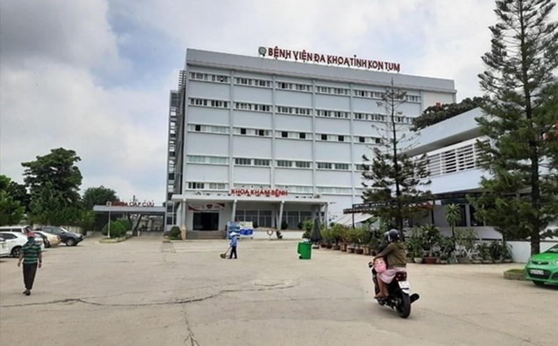 Medical facilities in Kon Tum are treating many patients with measles. Photo: Thanh Tuan