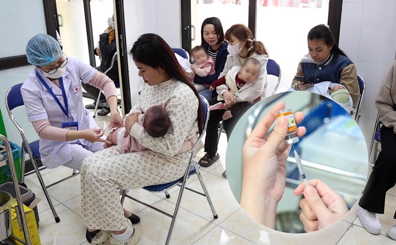 Measles vaccination in Ba Dinh district, Hanoi.