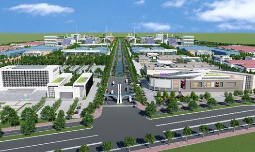 Hải Phòng cho thuê đất thực hiện dự án đầu tư xây dựng KCN Tiên Thanh. Ảnh: Phối cảnh dự án KCN Tiên Thanh